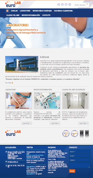 Neosystems desarrolla el portal web de Eurolab